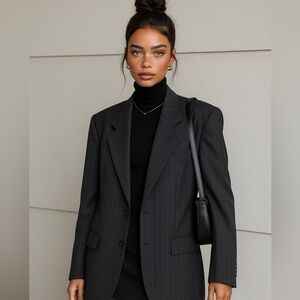 Vintage Christian Dior Pinstripe Blazer